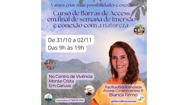 Classe de Barras de Access em Final de Semana de Conexão com a Natureza | 31/10 a 02/11