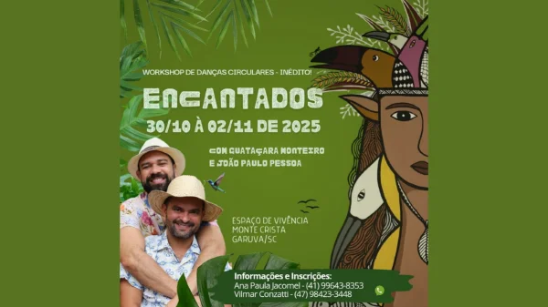 Workshop Encantados de Dança Circular | 30/10 a 02/11