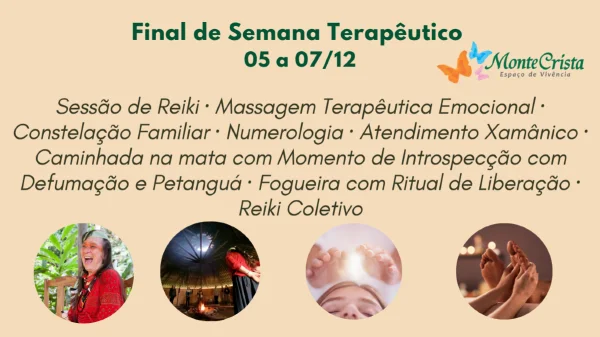 Final de Semana Terapêutico | 05 a 07/12