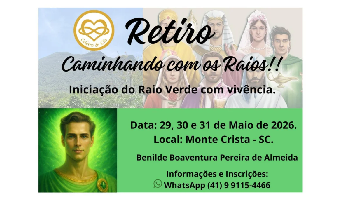 Retiro com iniciação do Raio verde