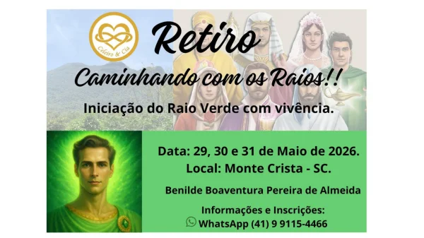 Retiro Caminhando com os Raios | 29 a 31/05